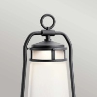 Latarnia Bluetooth LED Lyndon - wtyczka UK - Teksturowana czerń