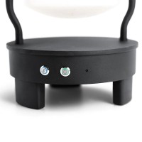 Latarnia Bluetooth LED Lyndon - wtyczka UK - Teksturowana czerń