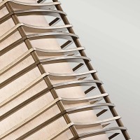 Lampa wisząca Moxie - 4 źródła światła - Brąz Cambridge