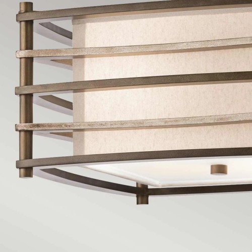 Półplafon Moxie - 2 źródła światła - Brąz Cambridge