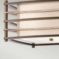 Półplafon Moxie - 2 źródła światła - Brąz Cambridge