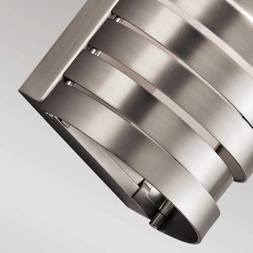 Kinkiet Roswell - 1 źródło światła - Szczotkowany nikiel