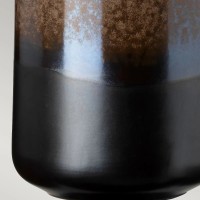 Lampa stołowa Maryland - 1 źródło światła - Jasnobrązowy, matowa czerń