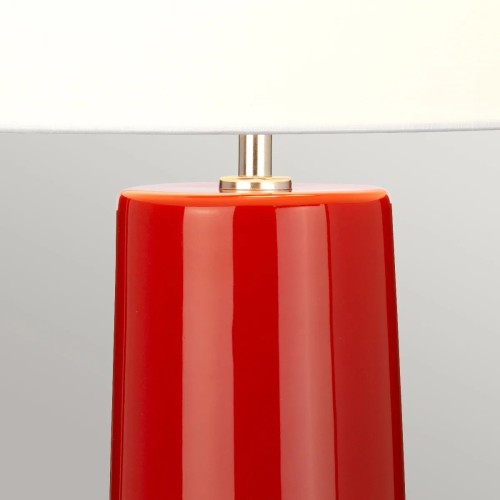 Lampa stołowa Muswell - 1 źródło światła - Czerwony