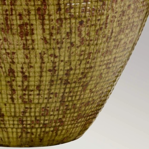 Lampa stołowa Oakleigh Park - 1 źródło światła - Zielony, brązowy