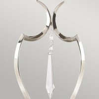 Kinkiet Pimlico - 2 źródła światła - Polerowany nikiel