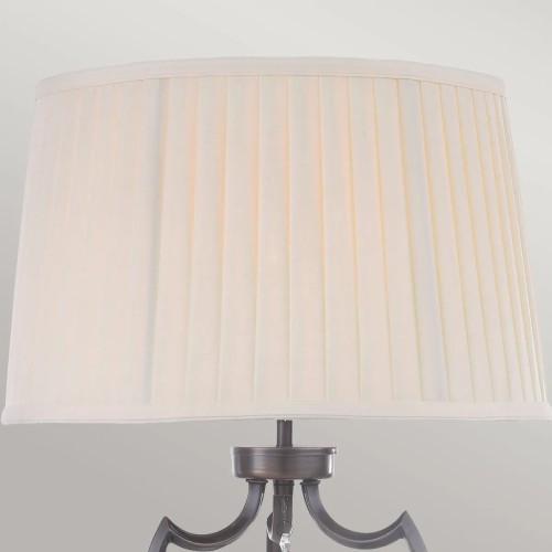 Lampa stołowa Pimlico - 1 źródło światła - Ciemnobrązowy