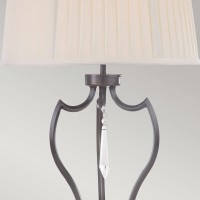 Lampa stołowa Pimlico - 1 źródło światła - Ciemnobrązowy