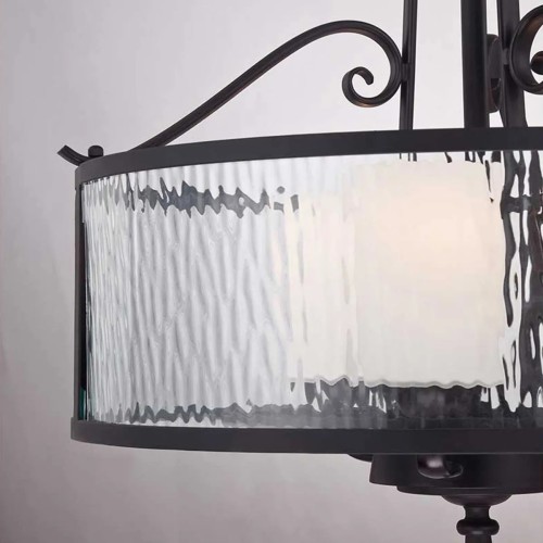 Lampa wisząca Adonis - 3 źródła światła - Ciemnowiśniowy