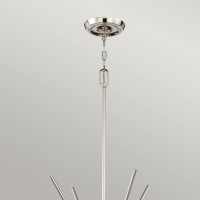 Żyrandol Carnegie - 8 źródeł światła - Imperialne srebro