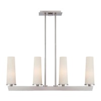 Lampa wisząca Chelsea Loft - 4 źródła światła - Szczotkowany nikiel