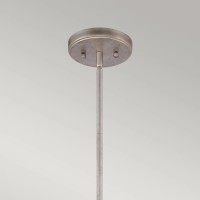 Mała lampa wisząca Confetti - 1 źródło światła - Postarzane srebro