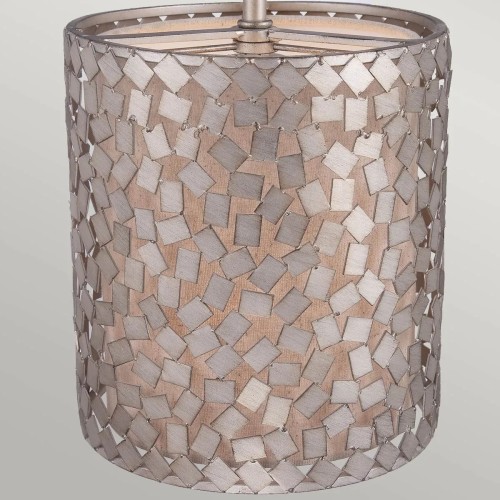 Mała lampa wisząca Confetti - 1 źródło światła - Postarzane srebro