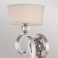 Kinkiet Madison Manor - 1 źródło światła - Imperialne srebro