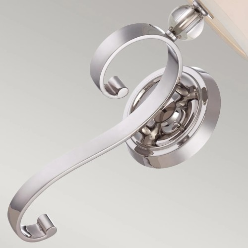 Kinkiet Madison Manor - 1 źródło światła - Imperialne srebro