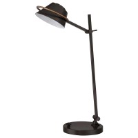 Lampa stołowa LED Spencer - Ciemnobrązowy