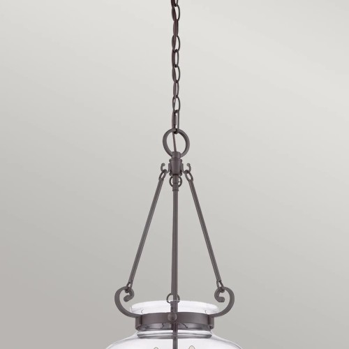 Lampa wisząca Stewart - 3 źródła światła - Ciemnobrązowy