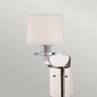 Kinkiet Sutton Place - 1 źródło światła - Imperialne srebro