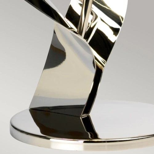 Lampa stołowa Ribbon - 1 źródło światła - Polerowany nikiel