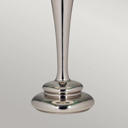 Lampa stołowa Brooklyn - 1 źródło światła - Polerowany nikiel