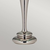 Lampa stołowa Brooklyn - 1 źródło światła - Polerowany nikiel