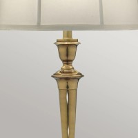 Lampa stołowa Syracuse - 1 źródło światła - Oksydowany mosiądz