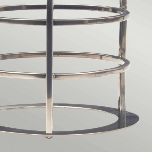 Klatka zabezpieczająca na klosz Sheldon - Antyczny nikiel