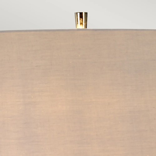 Lampa stołowa Vicenza - 1 źródło światła - Ciemnoszary, polerowany nikiel