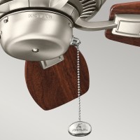 Wentylator sufitowy Canfield - 76 cm - Szczotkowany nikiel