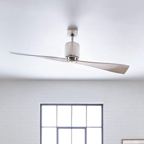 Wentylator sufitowy Ferron - 152 cm - Polerowany nikiel