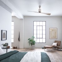 Wentylator sufitowy Ferron - 152 cm - Polerowany nikiel