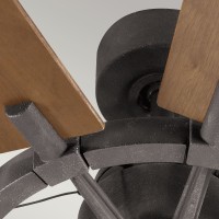 Wentylator sufitowy Gentry - 165 cm - Postarzany cynk