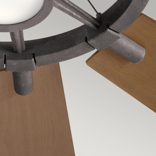 Wentylator sufitowy Gentry - 165 cm - Postarzany cynk