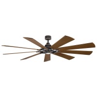 Wentylator sufitowy Gentry XL - 216 cm - Postarzany cynk