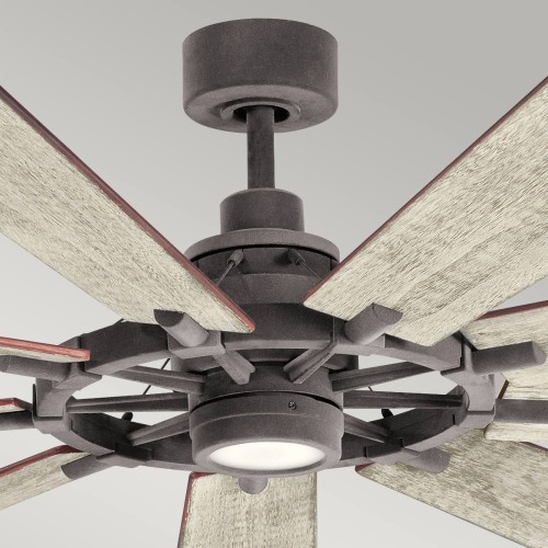 Wentylator sufitowy Gentry XL - 216 cm - Postarzany cynk