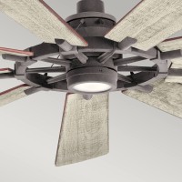 Wentylator sufitowy Gentry XL - 216 cm - Postarzany cynk