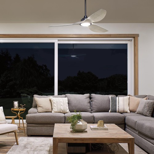 Wentylator sufitowy Imari - 165 cm - Satynowa czerń