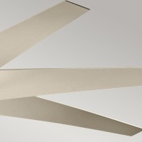 Wentylator sufitowy Lehr - 203 cm - Antyczne satynowe srebro