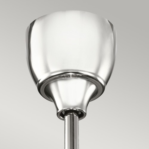 Wentylator sufitowy Link - 137 cm - Polerowany nikiel