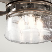 Wentylator sufitowy Lyndon Patio - 132 cm - Postarzany brąz