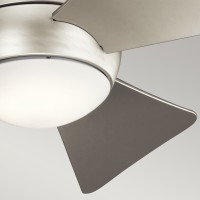 Wentylator sufitowy Sola - 86 cm - Szczotkowany nikiel