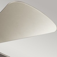 Wentylator sufitowy Sola - 86 cm - Szczotkowany nikiel