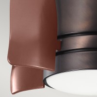 Wentylator sufitowy Terna - 38 cm - Olejowany brąz