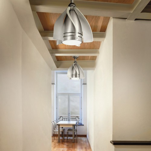 Wentylator sufitowy Terna - 38 cm - Szczotkowany nikiel