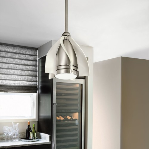 Wentylator sufitowy Terna - 38 cm - Szczotkowany nikiel