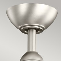 Wentylator sufitowy Terna - 38 cm - Szczotkowany nikiel