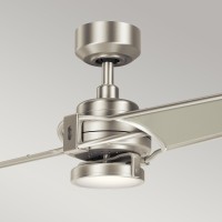 Wentylator sufitowy Xety - 142 cm - Szczotkowany nikiel