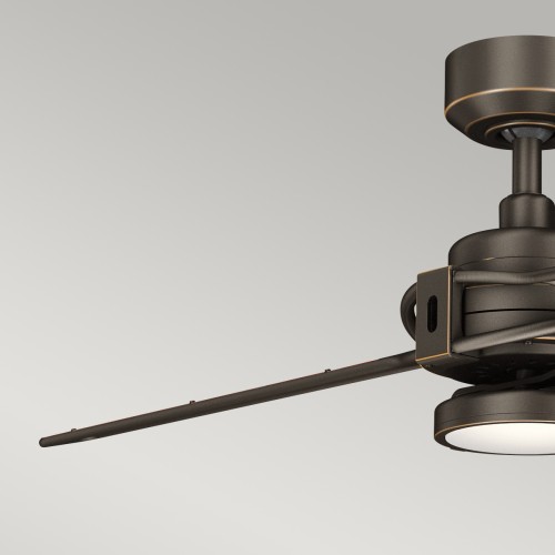 Wentylator sufitowy Xety - 142 cm - Postarzany brąz