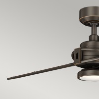 Wentylator sufitowy Xety - 142 cm - Postarzany brąz