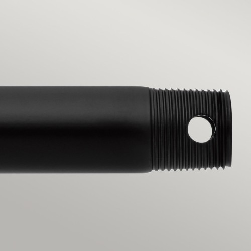 Rurka montażowa do wentylatora sufitowego - 30 cm  - Czarny